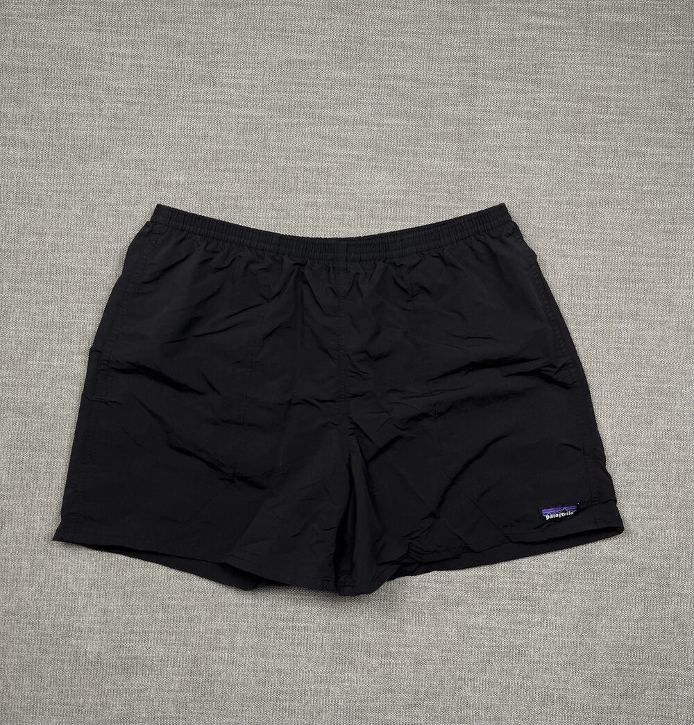 Patagonia Baggies 5" Shorts Mens XL Black Performance Lined Athletic